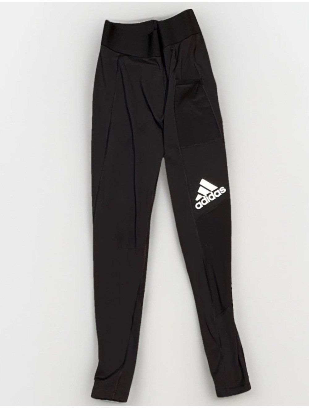 (XS) ADIDAS AEROREADY Tights w/ Mesh & Pocket Side Symbol